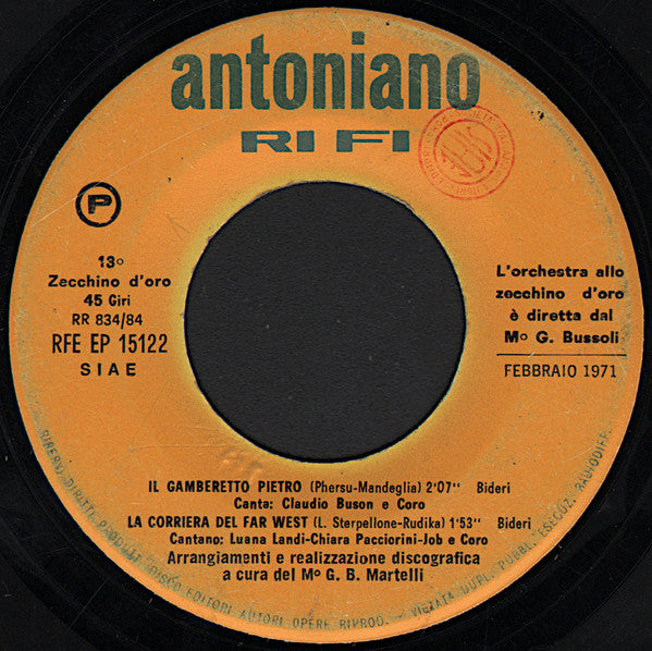 Various - 13° Zecchino D'Oro (7", EP)