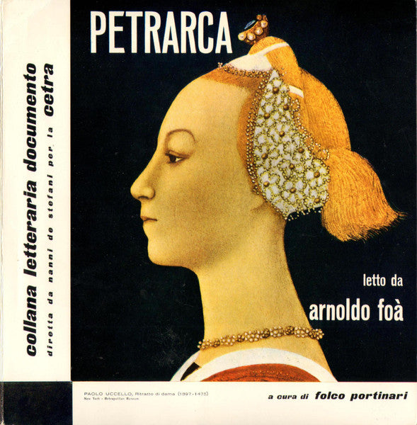 Arnoldo Foà - Francesco Petrarca Sonetti (Petrarca Letto Da Arnoldo Foà) (7", EP)