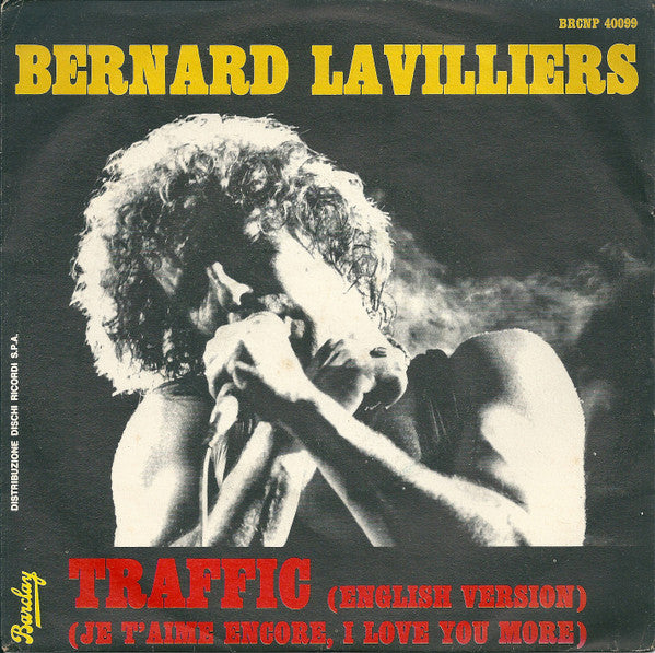 Bernard Lavilliers - Traffic (English Version) (7")
