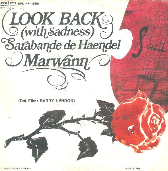 Marwann - Look Back (With Sadness) (Dal Film: Barry Lyndon) (7")