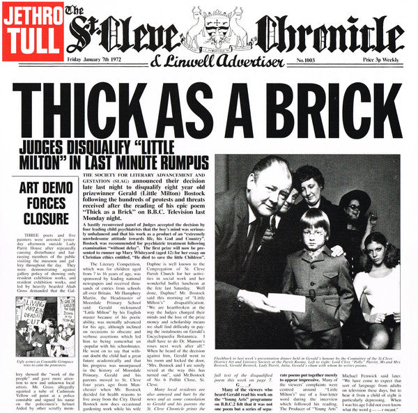 Jethro Tull - Thick As A Brick (180gr)