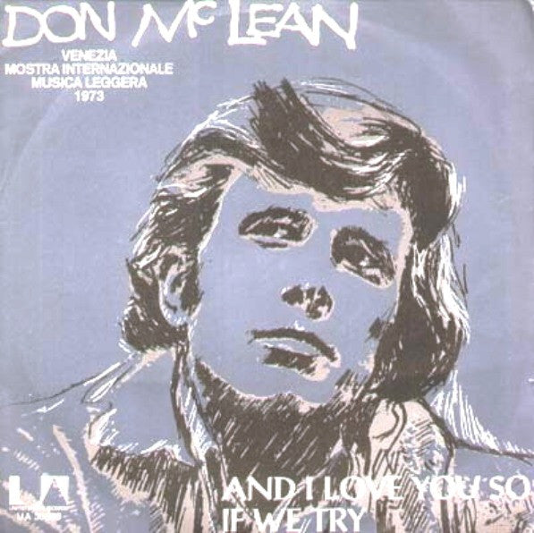Don McLean - And I Love You So / If We Try (7")