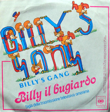 Billy's Gang - Billy Il Bugiardo (7")