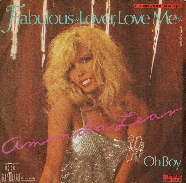 Amanda Lear - Fabulous Lover, Love Me (7", Single)