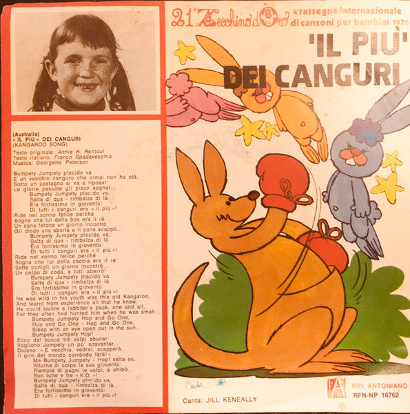 Jill Keneally, Stefania & Roberto Linguerri - Il Più Dei Canguri / Il Naso Ficcanaso (7")