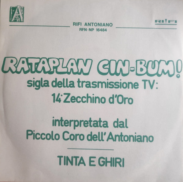 Piccolo Coro Dell'Antoniano - Rataplan Cin-Bum! (7")