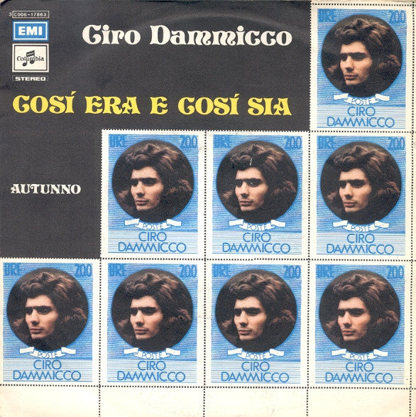 Ciro Dammicco - Così Era E Così Sia (7")