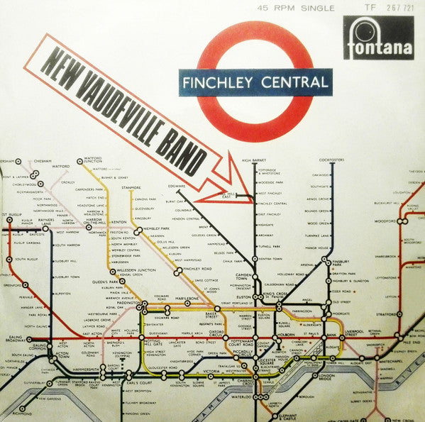 The New Vaudeville Band - Finchley Central (7", Single, Mono)