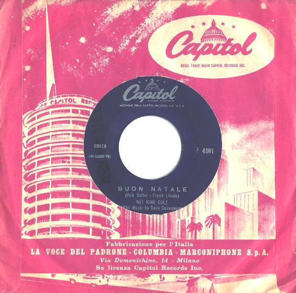 Nat King Cole - Buon Natale / The Happiest Christmas Tree (7")