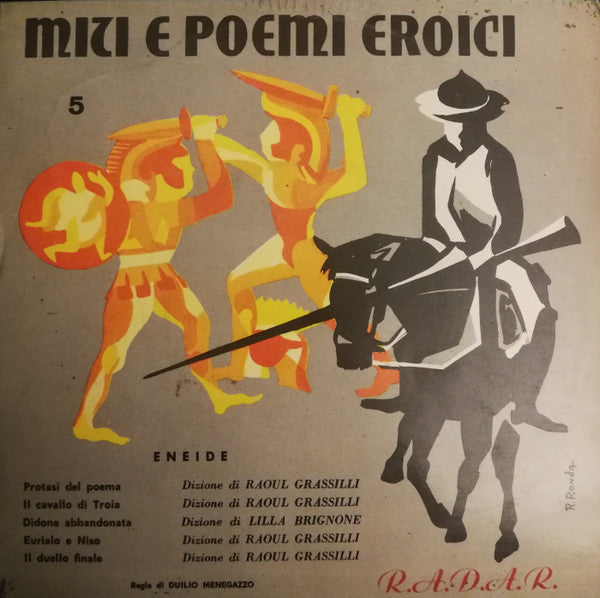 Raoul Grassilli, Lilla Brignone - Miti E Poemi Eroici / Eneide (7")