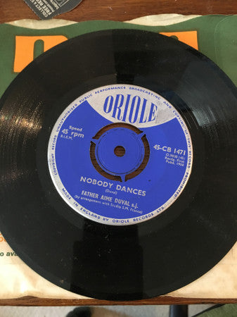 Aimé Duval - Nobody Dances (7", Single, Mono)