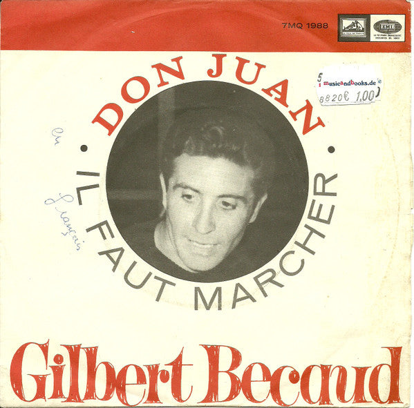 Gilbert Bécaud - Don Juan / Il Faut Marcher (7")