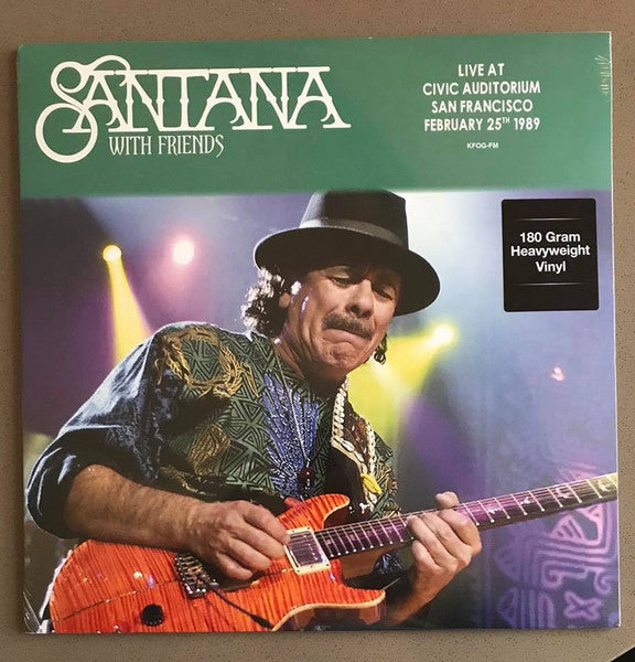 Santana - With Friends, Live At Civic Auditorium San Francisco February 25th 1989 (180gr)