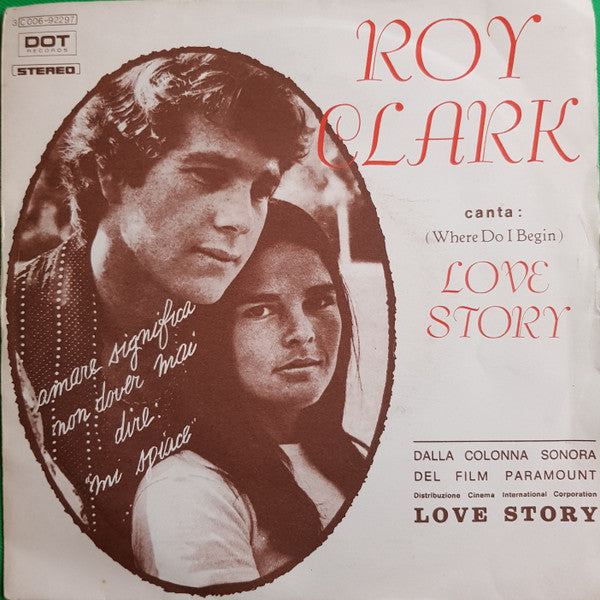 Roy Clark - (Where Do I Begin) Love Story (7", Single)