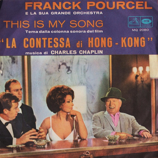 Franck Pourcel Et Son Grand Orchestre - This Is My Song (7")