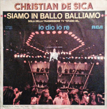 Christian De Sica - Siamo In Ballo Balliamo (7")