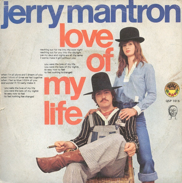 Jerry Mantron - Love Of My Life (7")