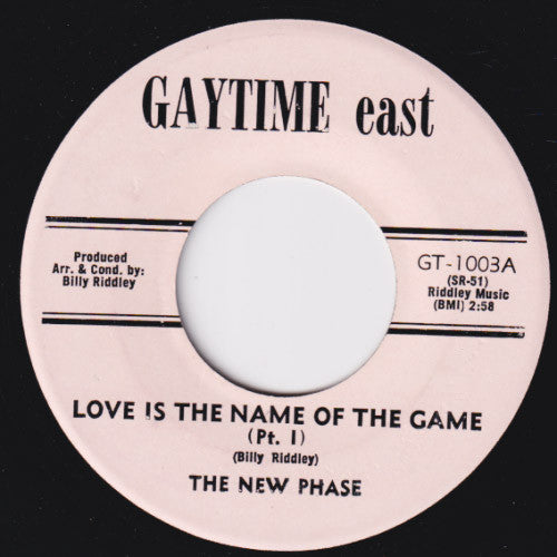 The New Phase - Love Is The Name Of The Game (7")