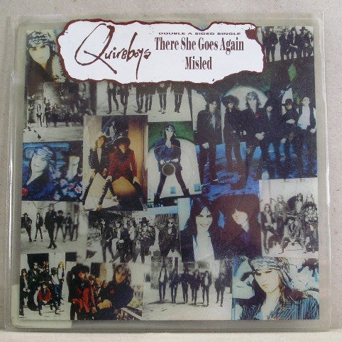 The Quireboys - There She Goes Again (7", Shape, Single, Ltd, Pic)