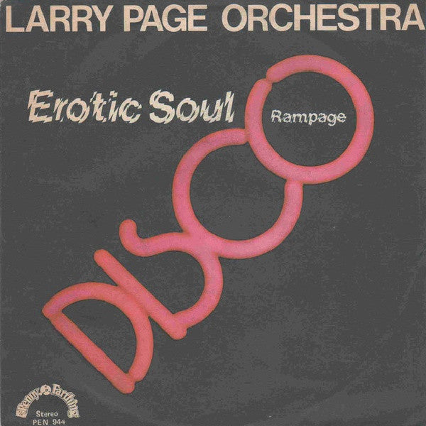Larry Page Orchestra - Erotic Soul (7")