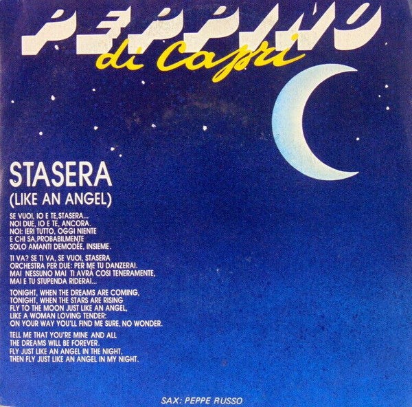 Peppino Di Capri - Stasera (Like An Angel) (7")