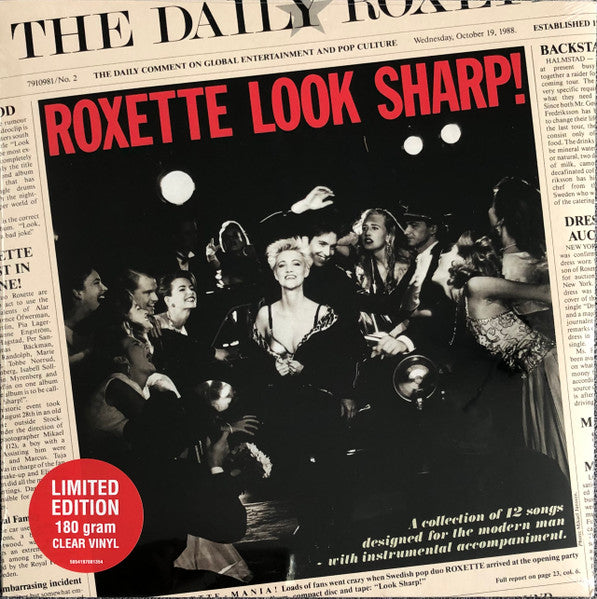 Roxette - Look Sharp (LTD, Clear, 180gr)