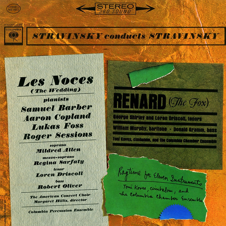 Igor Stravinsky - Les Noces, Stravinsky Conducts Stravinsky (180gr)