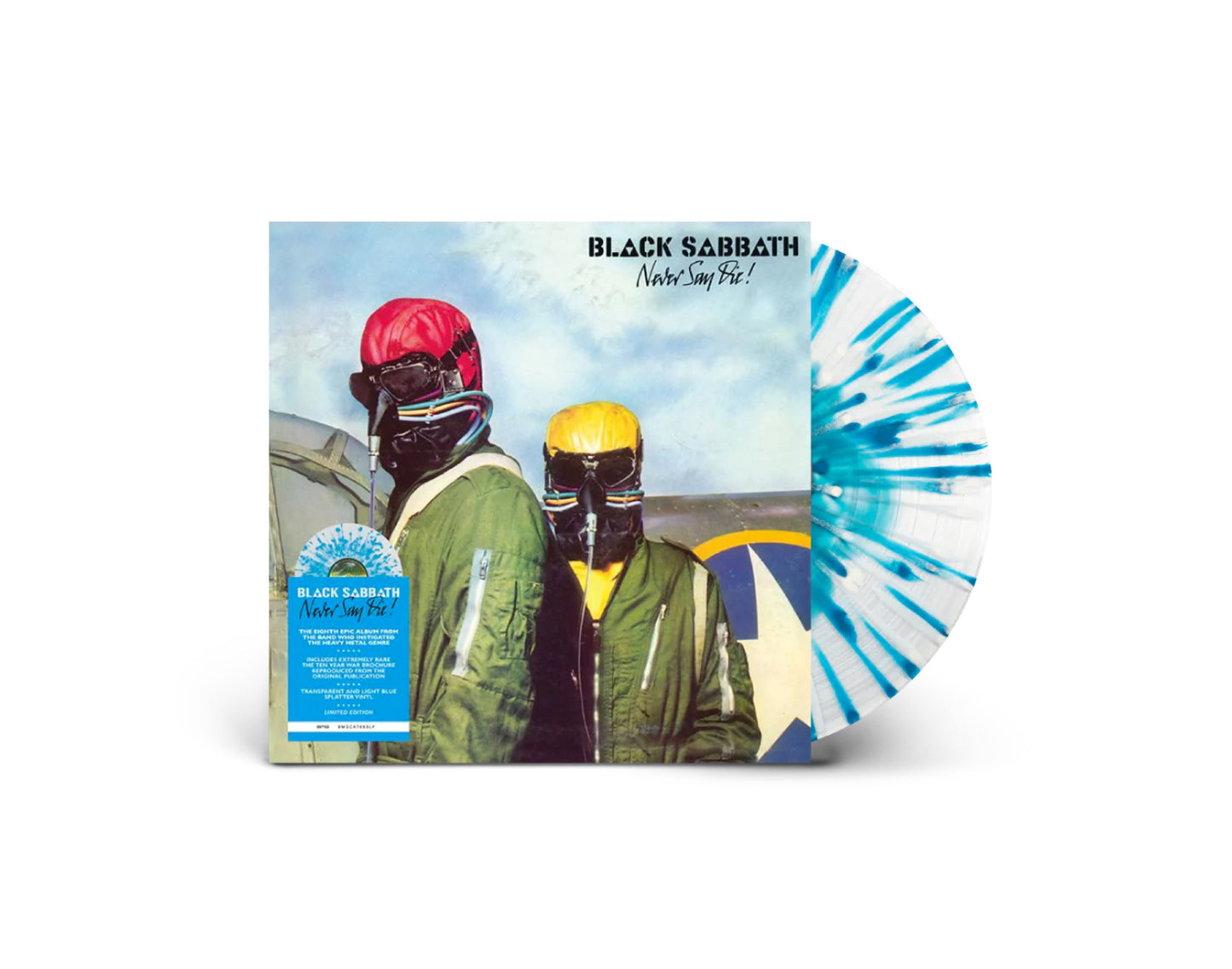 Black Sabbath - Never Say Die ! (RSD 2023, LTD, Clear Light Blue Splatter, 180gr)