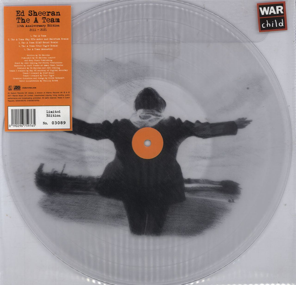 Ed Sheeran - The A Team (RSD 2021, Picture, Numbered, Picture, 12", 10Th Ann)