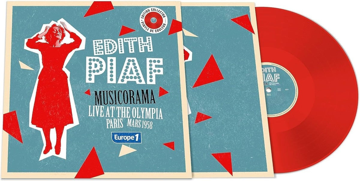 Édith Piaf - Musicorama, Live At The Olympia Paris Mars 1958, Europe 1 (Red, 180gr)