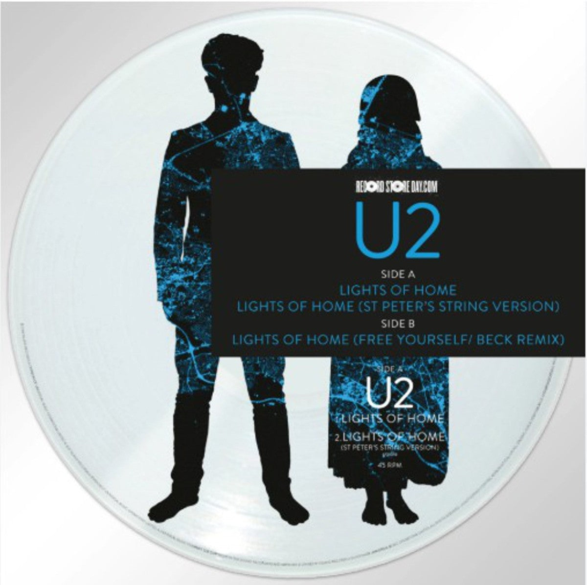 U2 - Lights Of Home (Picture, 12", RSD 2018)