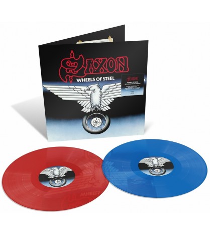 Saxon - Wheels Of Steel (RSD 2025, Red Blue, 45Th Ann, Expanded, 180gr)