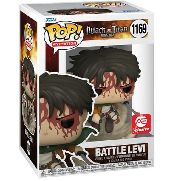 Attack On Titan: Funko Pop! Animation - Battle Levi (Vinyl Figure 1169)