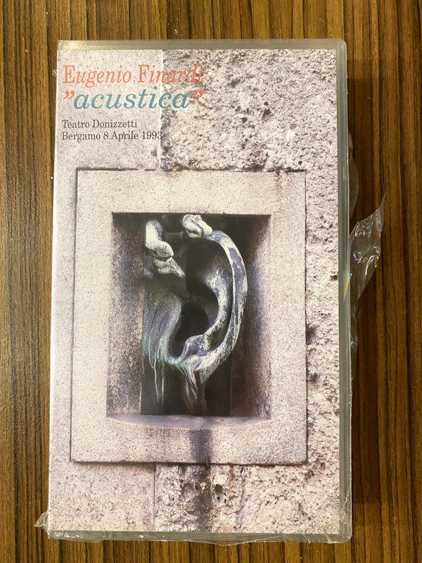 Eugenio Finardi - Acustica Teatro Donizzetti Bergamo 8 Aprile 1993 (VHS, PAL)