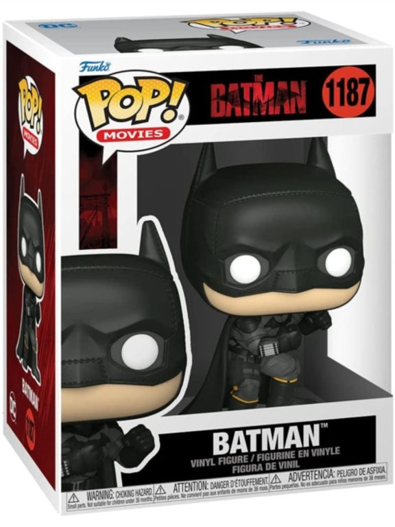 Dc Comics: Funko Pop! Movies - The Batman - Batman (Vinyl Figure 1187)