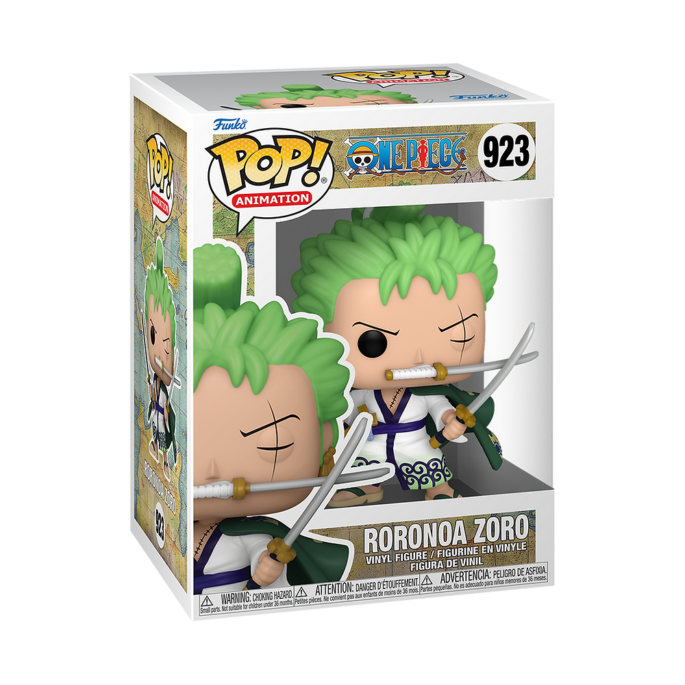 One Piece: Funko Pop! Animation - Roronoa Zoro (Vinyl Figure 923)