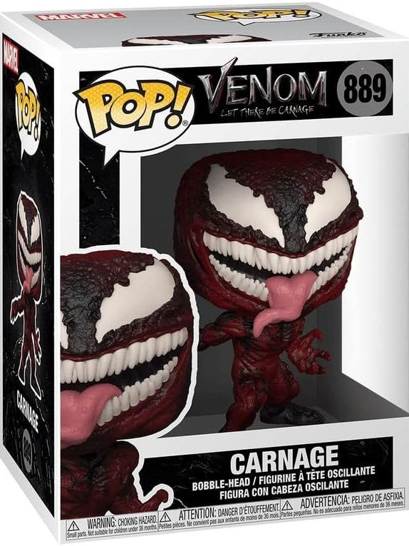 Marvel: Funko Pop! - Venom Let There Be Carnage - Carnage (Vinyl Figure 889)
