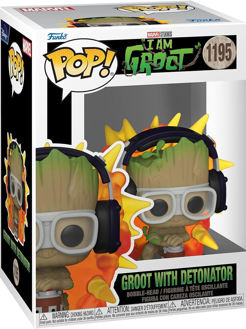 Marvel: Funko Pop! - Guardians Of The Galaxy - Groot W/ Detonator (Vinyl 1195)