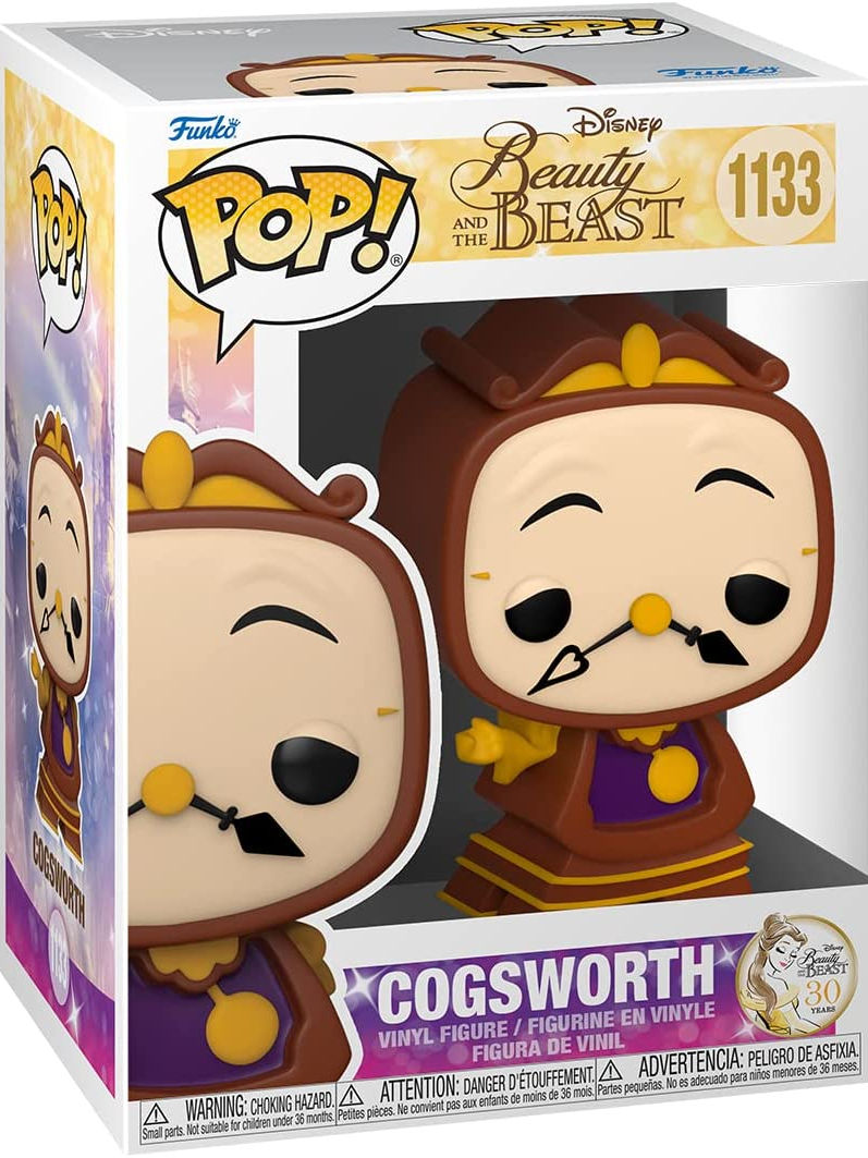 Disney: Funko Pop! - Beauty And The Beast - Cogsworth (Vinyl Figure 1133)