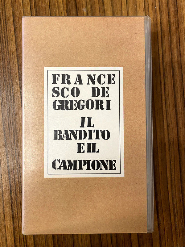 Francesco De Gregori - Il Bandito E Il Campione (VHS)