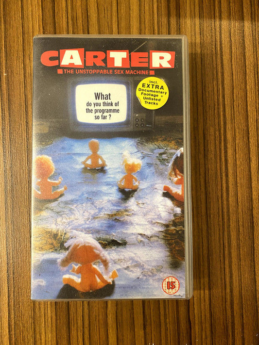 Carter The Unstoppable Sex Machine - What Do You Think Of The Programme...?(VHS)