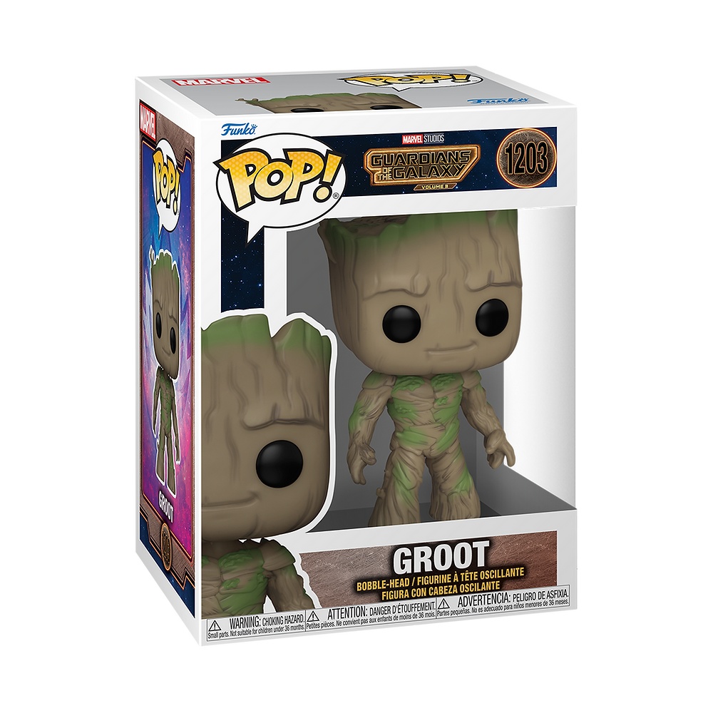 Marvel: Funko Pop! Guardians Of The Galaxy Vol. 3 - Groot (Vinyl Figure 1203)