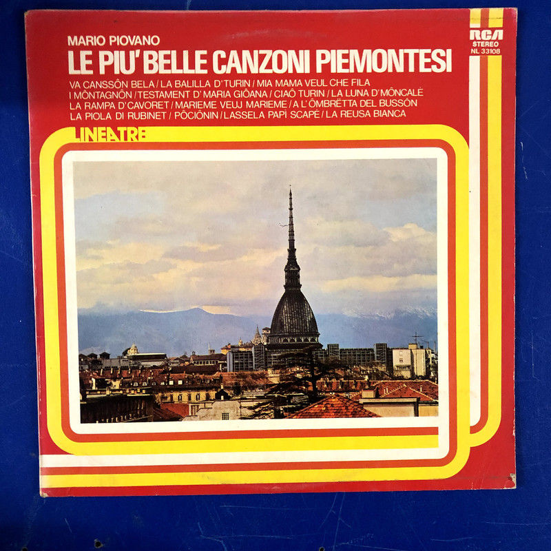 Mario Piovano - Le Più Belle Canzoni Piemontesi (LP)