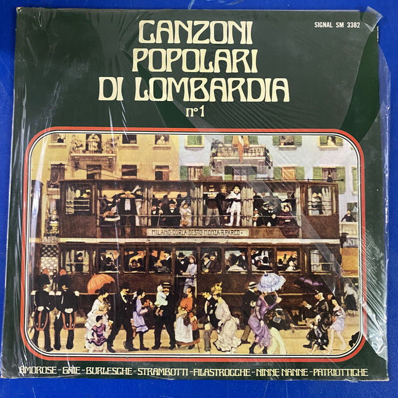 Unknown Artist - Canzoni Popolari Di Lombardia N° 1 (LP)