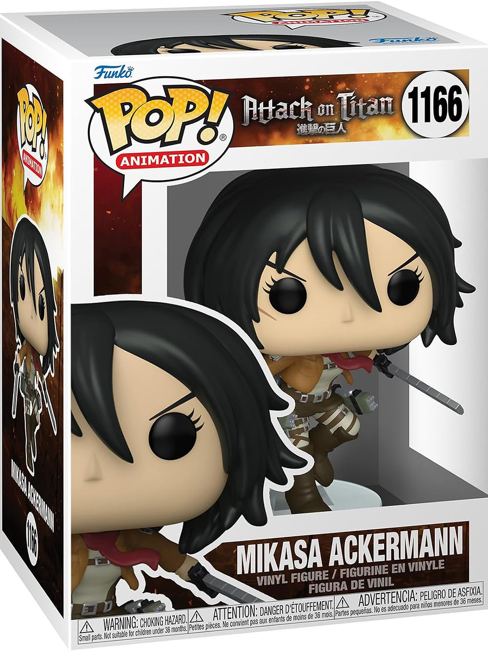 Attack On Titan: Funko Pop! - Mikasa Ackerman (W/Swords) (Vinyl Figure 1166)
