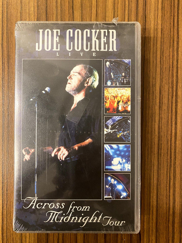 Joe Cocker - Live / Across From Midnight Tour (VHS, PAL)