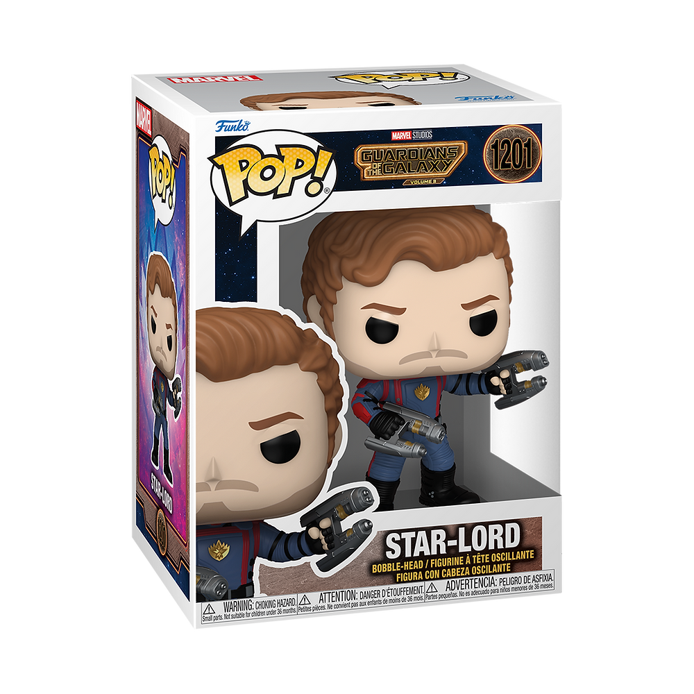 Marvel: Funko Pop! Guardians Of The Galaxy Vol. 3 - StarLord (Vinyl Figure 1201)