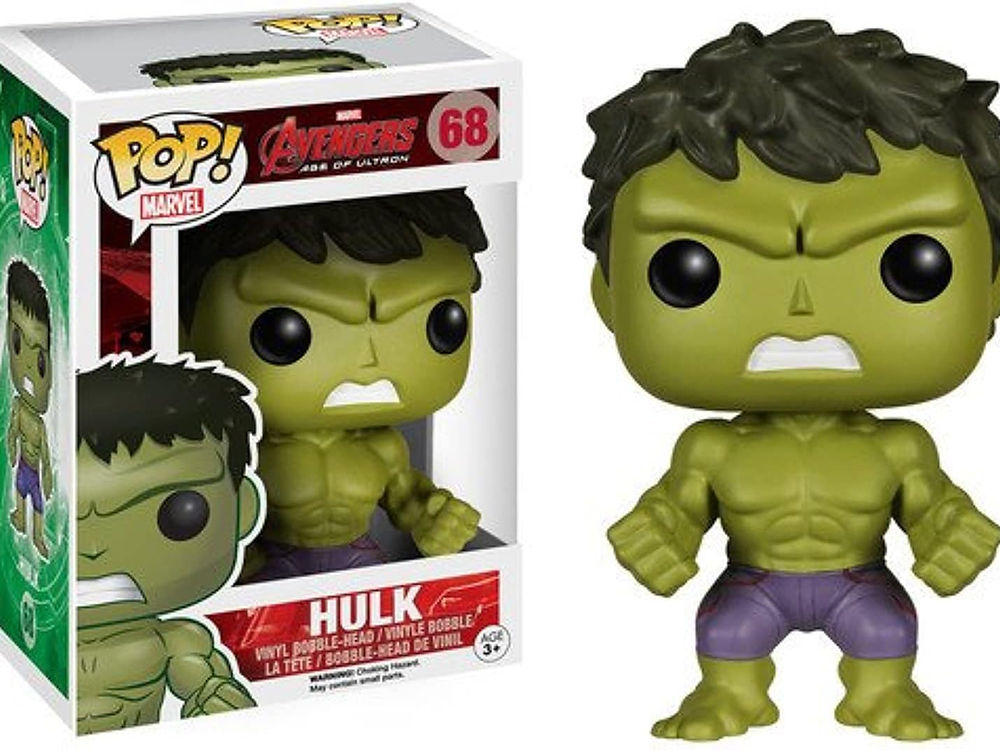 Marvel: Funko Pop! - Marvel - Hulk (Bobble-Head) (Vinyl Figure 68)