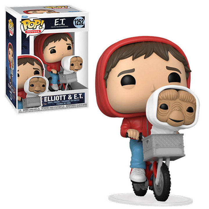 E.T. : Funko Pop! Movies - Elliott & E.T. (In Bike Basket) (Vinyl Figure 1252)