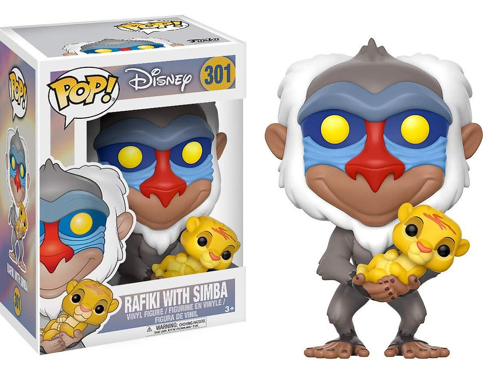 Disney: Funko Pop! - Lion King - Rafiki With Simba (Vinyl Figure 301)